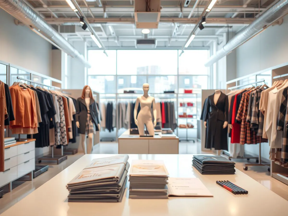 温妮品牌女装门店内部展示，优雅陈列与时尚氛围