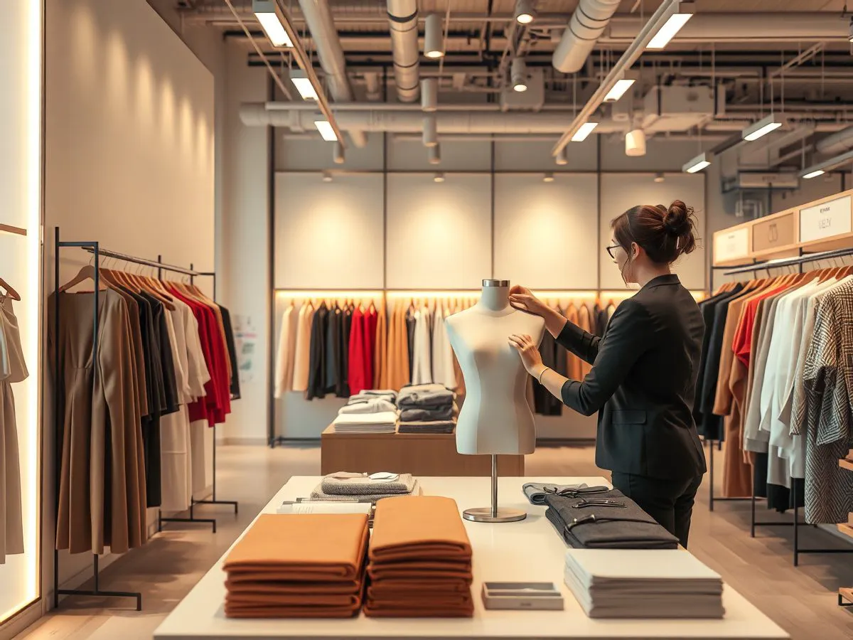 温妮品牌女装加盟门店内部展示，服装陈列整齐，灯光温馨，体现品牌形象。