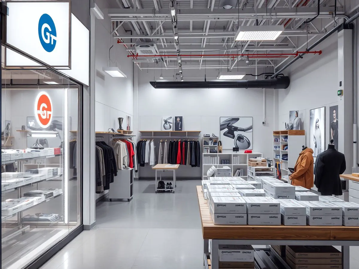 温妮品牌形象统一的服装门店，展示门头、陈列和品牌物料